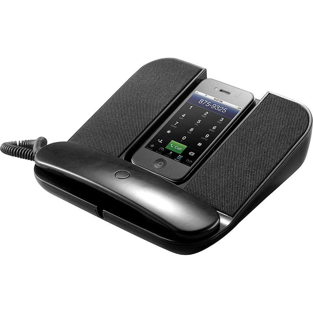 HY582BK Mobile Phone Speaker Dock w/Handset