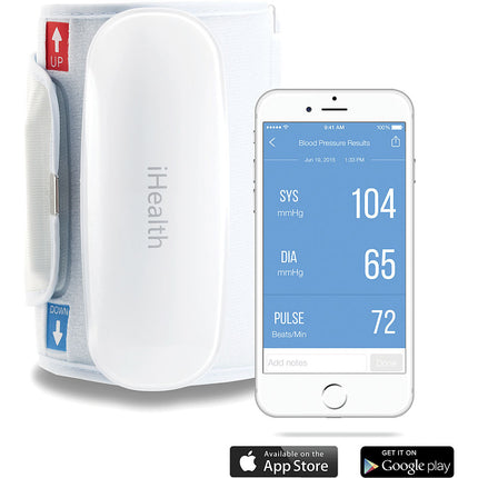 Wireless Blood Pressure Monitor for iPhone and Android