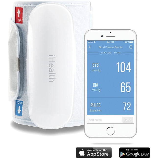 Wireless Blood Pressure Monitor for iPhone and Android