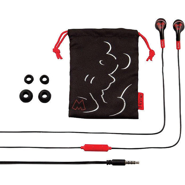 Mickey Mouse Noise Isolating Earphones w/Travel Pouch