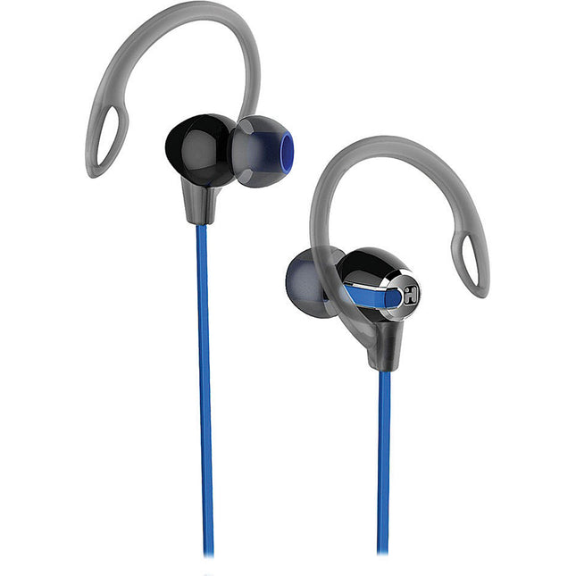Sport Headphones w/Mic, Blue