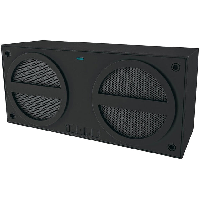 Rubberized Rechargeable Bluetooth Stereo Mini Speaker with NFC, Gray