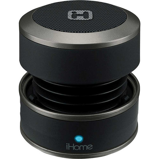 Bluetooth Rechargeable Mini Speaker System in Rubberized Finish, Black