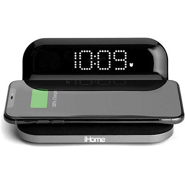 iW18 PowerValet Alarm Clock with Qi Wireless & USB Charging