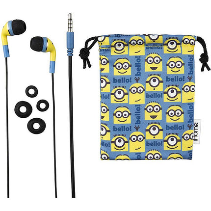 Minions Earbuds with Pouch