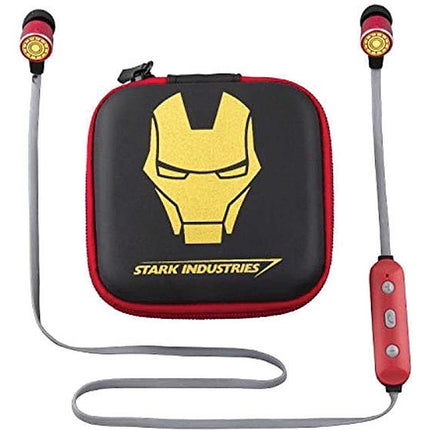 Avengers Iron Man Bluetooth Wireless Earbuds and Travel Case