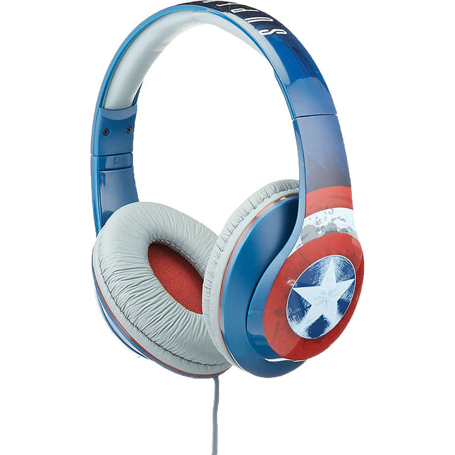 Avengers Captain America Over Ear Headphones w/Mic