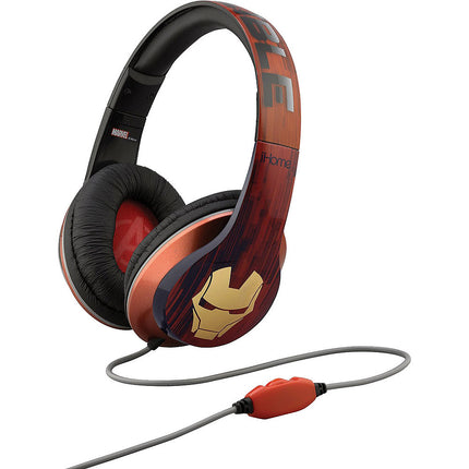 Avengers Iron Man Over-the-Ear Headphones w/Mic
