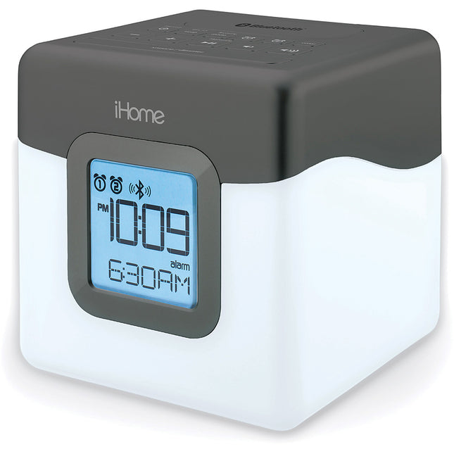 iBT28GC Bluetooth Color Changing Dual Alarm Clock FM Radio