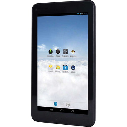 Suprapad 7" Tablet Quad Core Dual Camera 8GB, Black
