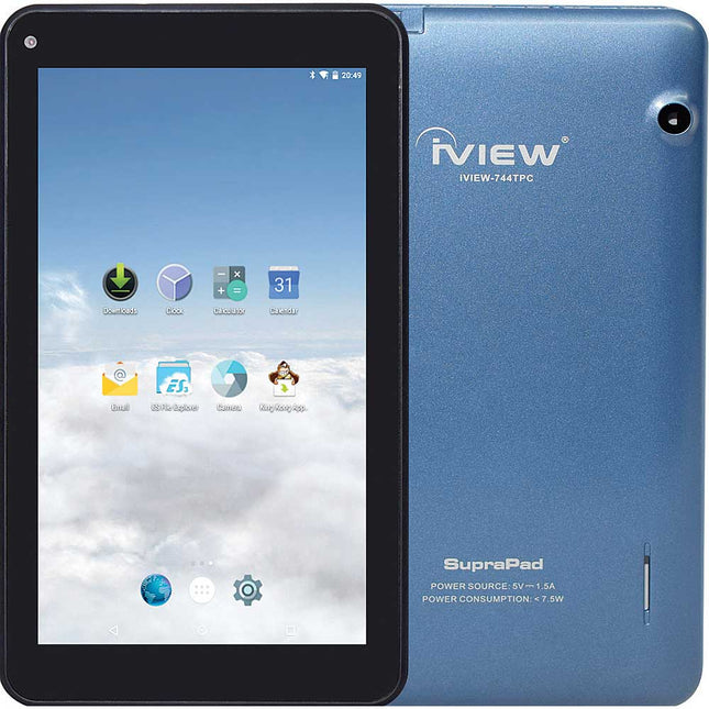 7” SupraPad Tablet PC, Blue