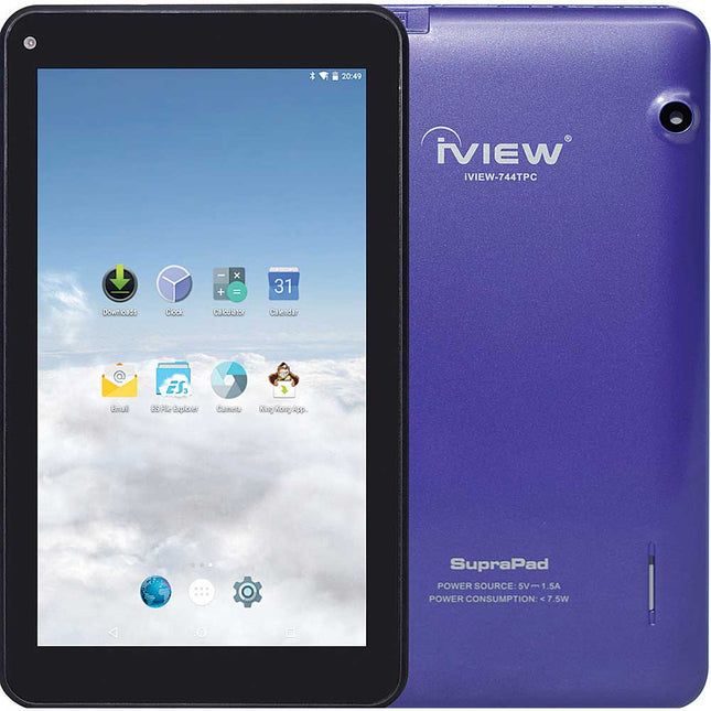 7” SupraPad Tablet PC, Purple