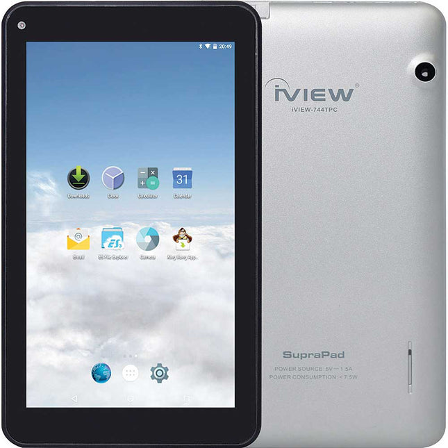 7” SupraPad Tablet PC, Silver