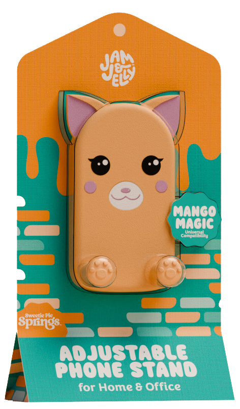 Adjustable Phone Stand For Desks & Countertops, Orange