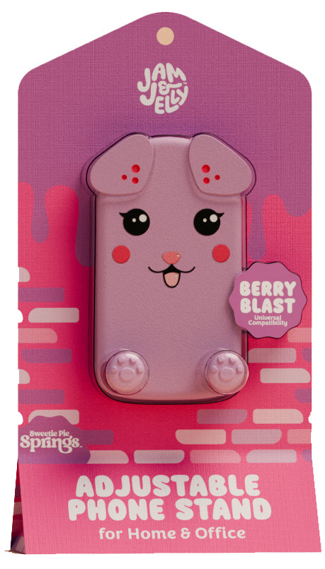 Adjustable Phone Stand For Desks & Countertops, Purple