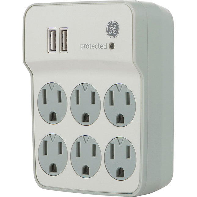 Surge Protector Tap, 6 Outlet 2 USB Ports