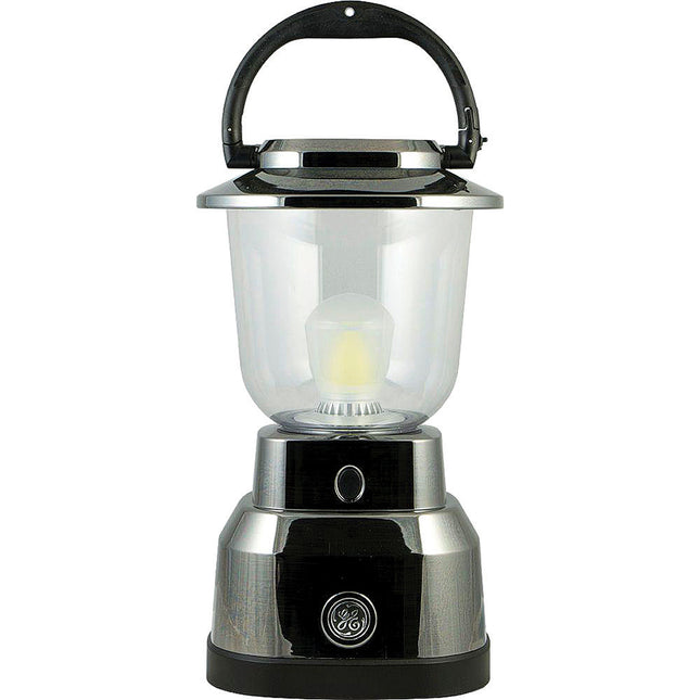 Enbrighten Battery Operated LED Nickel Plated Lantern