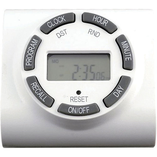 7-Day On/Off Plug-In Digital Timer with Random Security Feature
