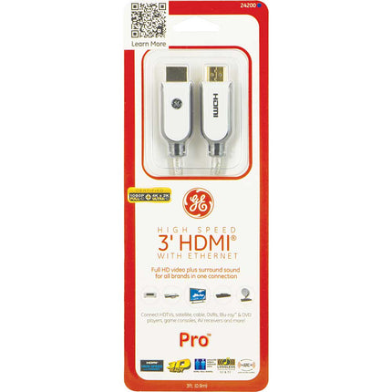 24200 3ft HDMI Cable w/Ethernet