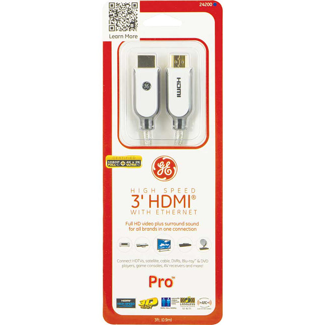 24200 3ft HDMI Cable w/Ethernet