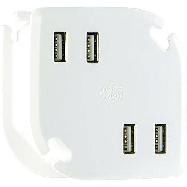 4.4-Amp 4-Port Wrap-n-Charge(TM) USB Wall Charger