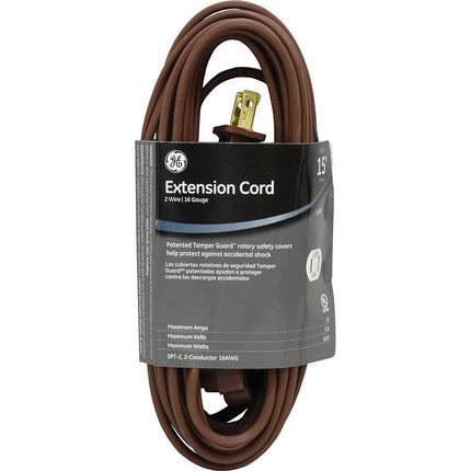 51957 15ft Extension Cord, Brown