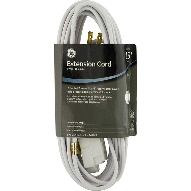 51962 15ft Extension Cord, White