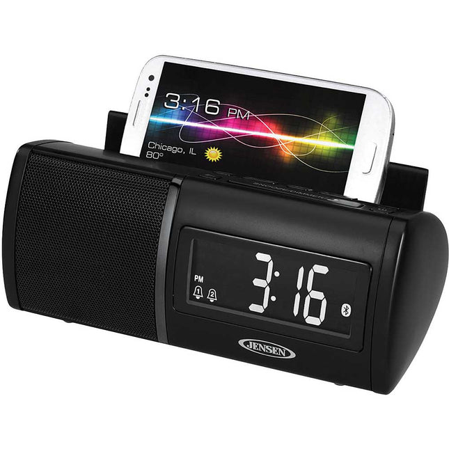 JBD100 Bluetooth Clock Radio w/ USB Charging