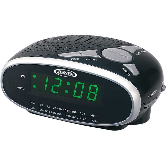 JCR175 AM/FM Clock Radio w/ Aux Input