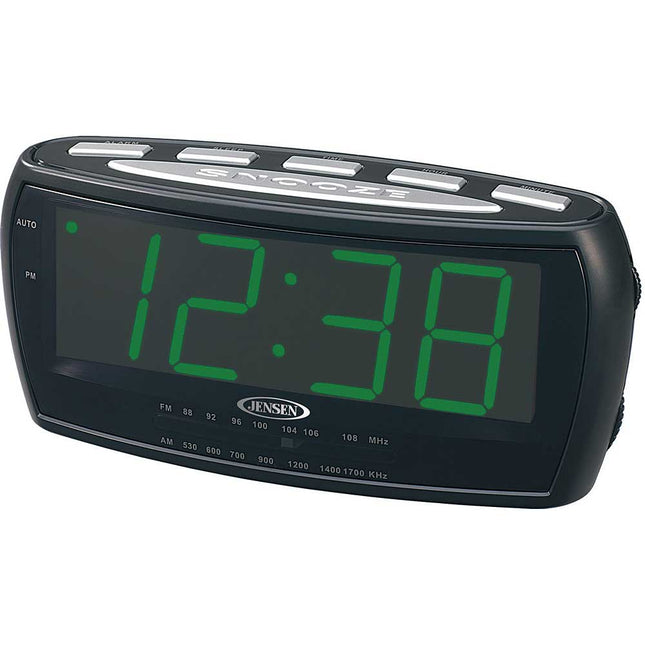 JCR208 Large Display AM/FM Clock Radio
