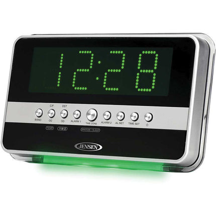 JCR275 AM/FM 1.2" LED Display Alarm Clock Radio