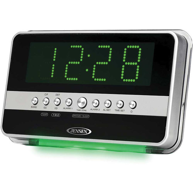 JCR275 AM/FM 1.2" LED Display Alarm Clock Radio