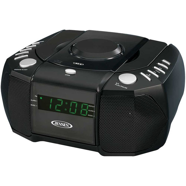 JCR310 AM/FM/CD Dual Alarm Clock Radio