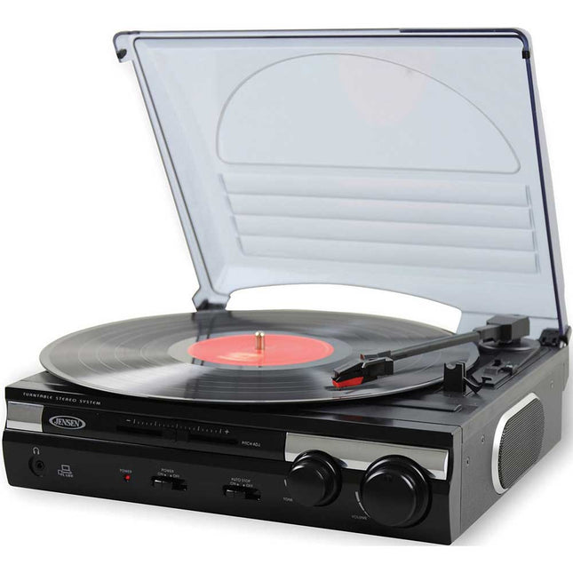 JTA230 3-Speed Stereo Turntable w/ Built-in Speakers