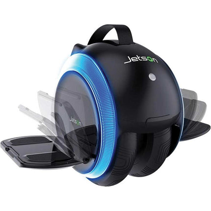 Proton 350 Watt Electric Dual Wheel Scooter with LED Lights, Black