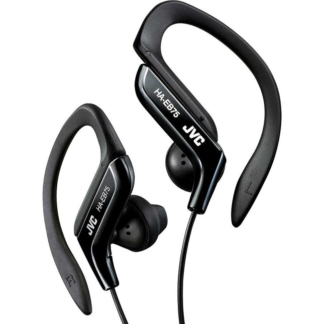 HA-EB75-B Sports Ear Clip Headphones, Black