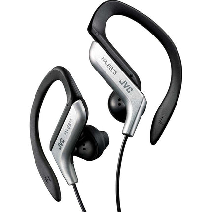 HA-EB75-S Sports Ear Clip Headphones, Silver