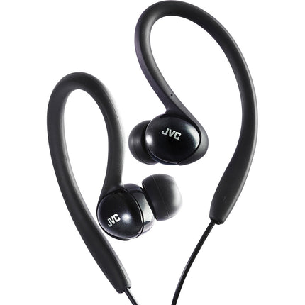 HA-EBX5B Sports Clip Earbuds, Black