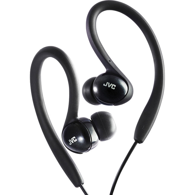 HA-EBX5B Sports Clip Earbuds, Black