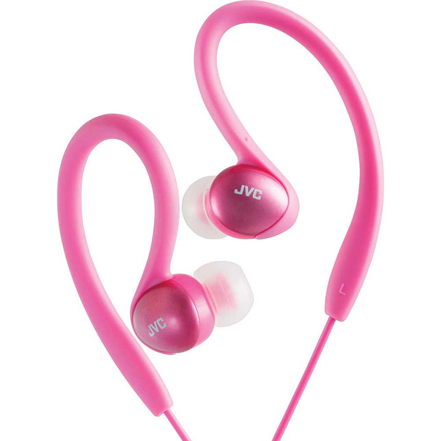HA-EBX5PN Sports Clip Earbuds, Pink