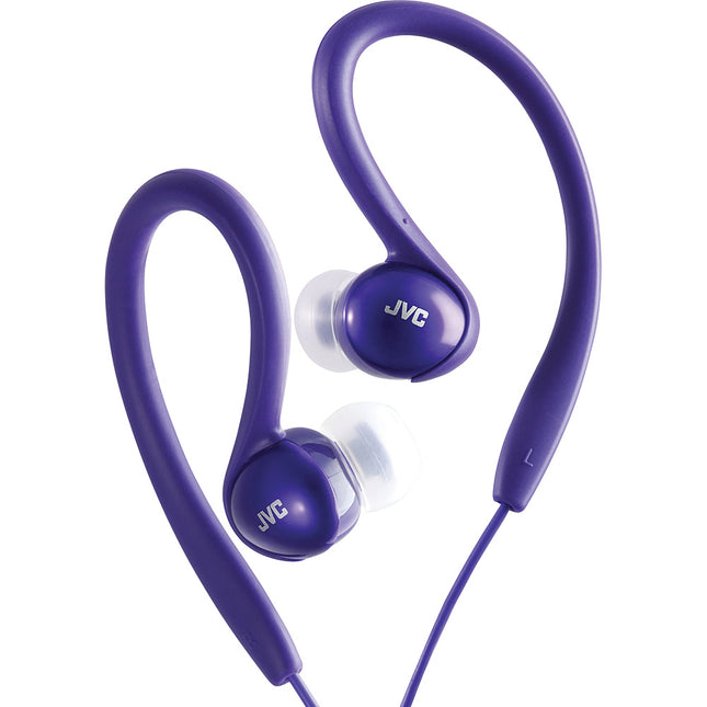 HA-EBX5V Sports Clip Earbuds, Violet