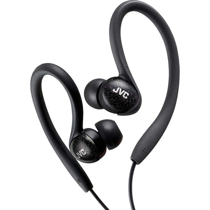 HA-EBX85Z Sports In-Ear Clip Headphones, Black