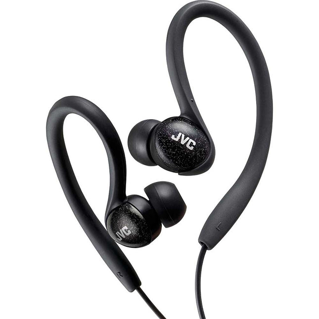 HA-EBX85Z Sports In-Ear Clip Headphones, Black