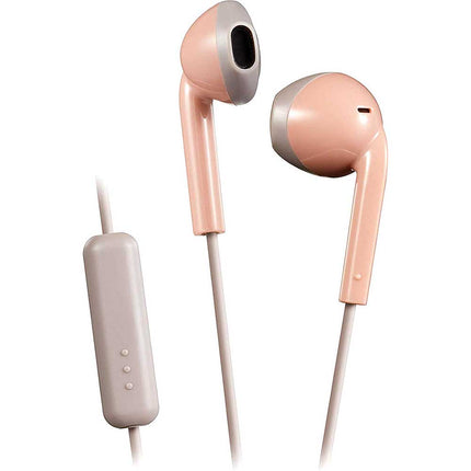 Retro Earbuds with Microphone and Remote,Pink