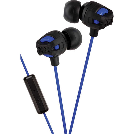 HA-FR201A Xtreme Xplosives Earbuds w/Mic & Remote, Blue