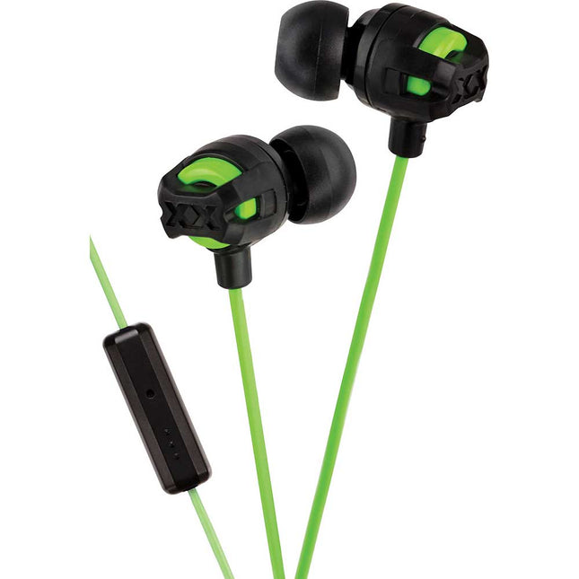 HA-FR201G Xtreme Xplosives Earbuds w/Mic & Remote, Green