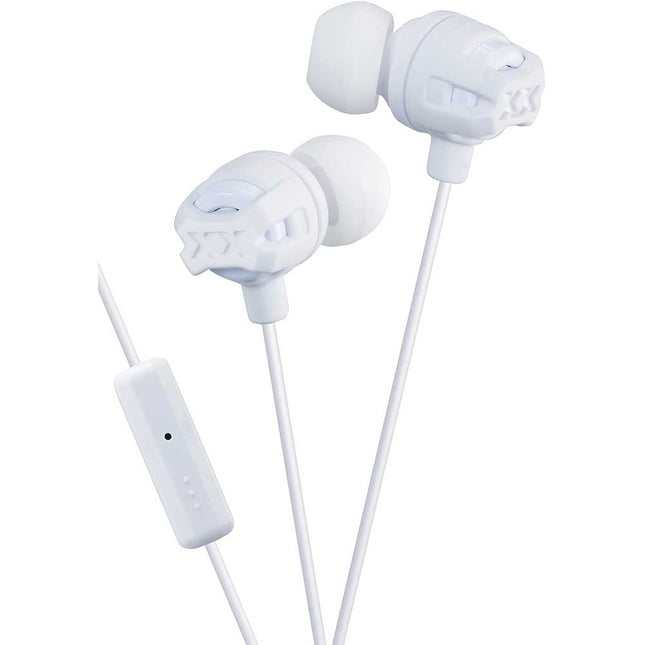 HA-FR201W Xtreme Xplosives Earbuds w/Mic & Remote, White