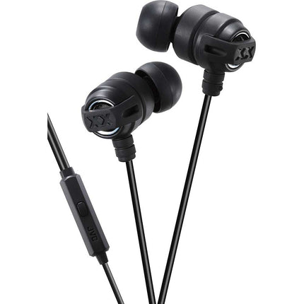 HA-FR301B In-Ear Headphones w/ Mic & Remote, Black