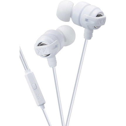 HA-FR301W In-Ear Headphones w/ Mic & Remote, White