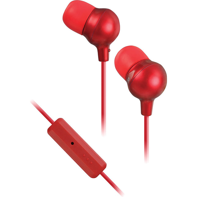 HA-FR36R "Marshmallows" Earbuds w/Mic & Remote, Red